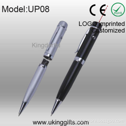 Laser Pointer & USB Flash Disk with Ball Pen USB Flash Drive